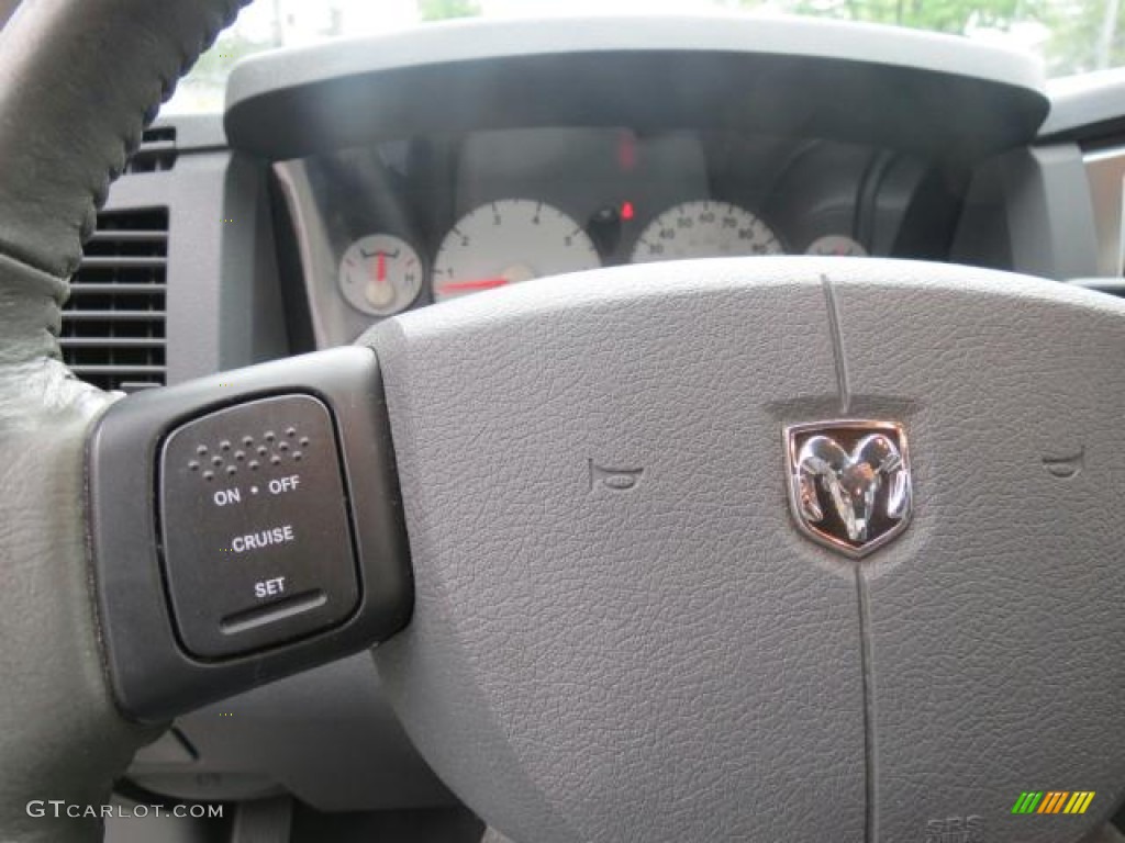 2007 Ram 1500 ST Quad Cab - Bright Silver Metallic / Medium Slate Gray photo #16