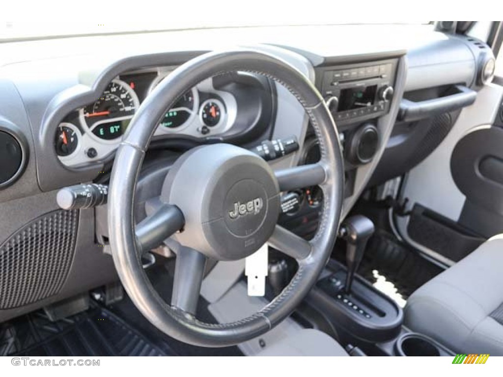 Dark Slate Gray/Medium Slate Gray Interior 2010 Jeep Wrangler Unlimited Sport 4x4 Photo #65635347