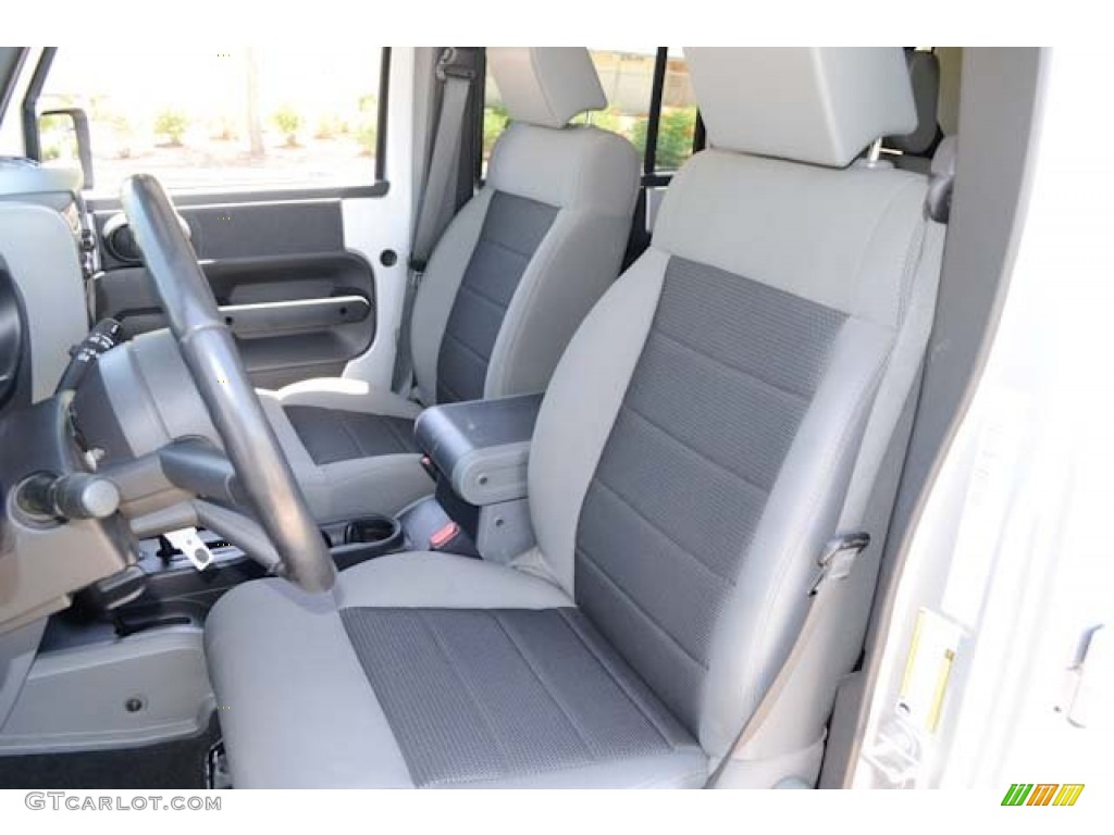 Dark Slate Gray/Medium Slate Gray Interior 2010 Jeep Wrangler Unlimited Sport 4x4 Photo #65635354