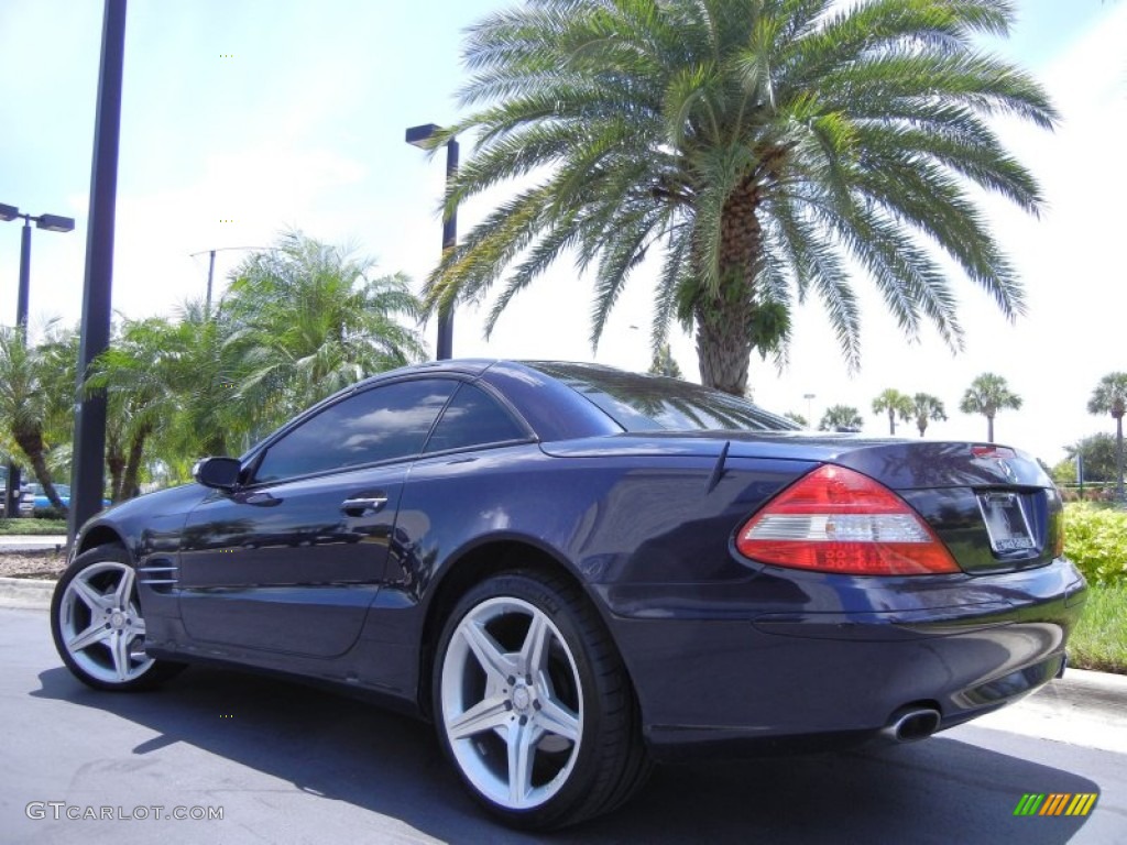 Capri Blue Metallic 2007 Mercedes-Benz SL 550 Roadster Exterior Photo #65635564
