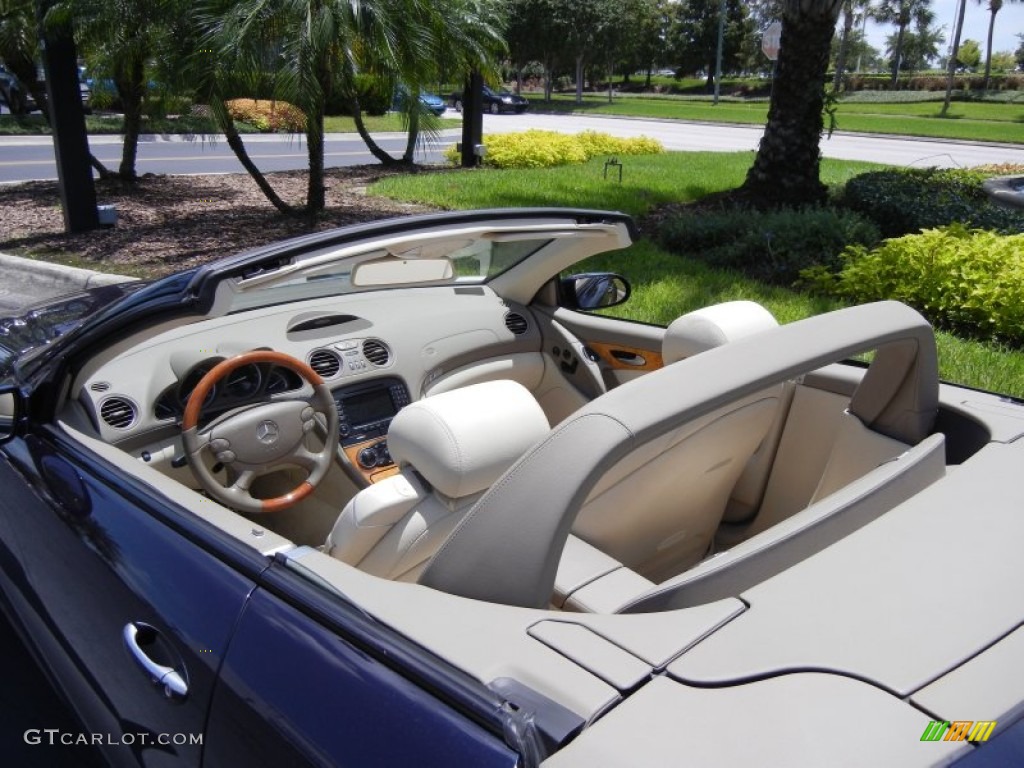 2007 SL 550 Roadster - Capri Blue Metallic / Stone photo #10