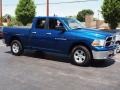 2011 Deep Water Blue Pearl Dodge Ram 1500 SLT Quad Cab 4x4  photo #2