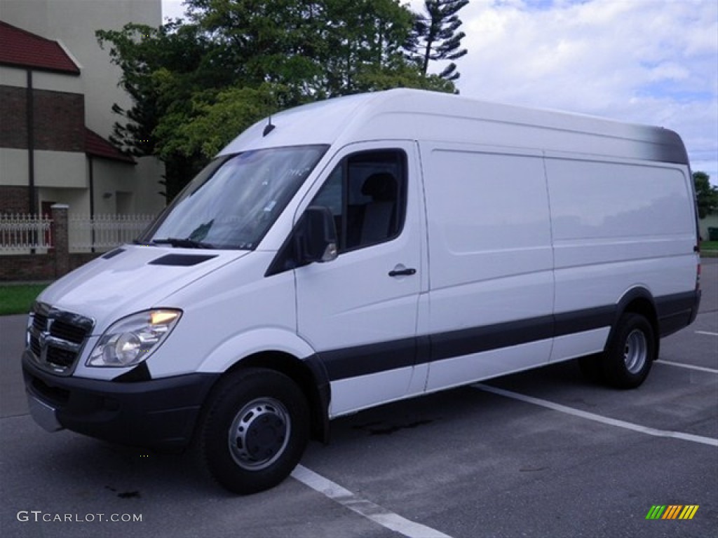 2008 Sprinter Van 3500 High Roof Cargo - Arctic White / Gray photo #5