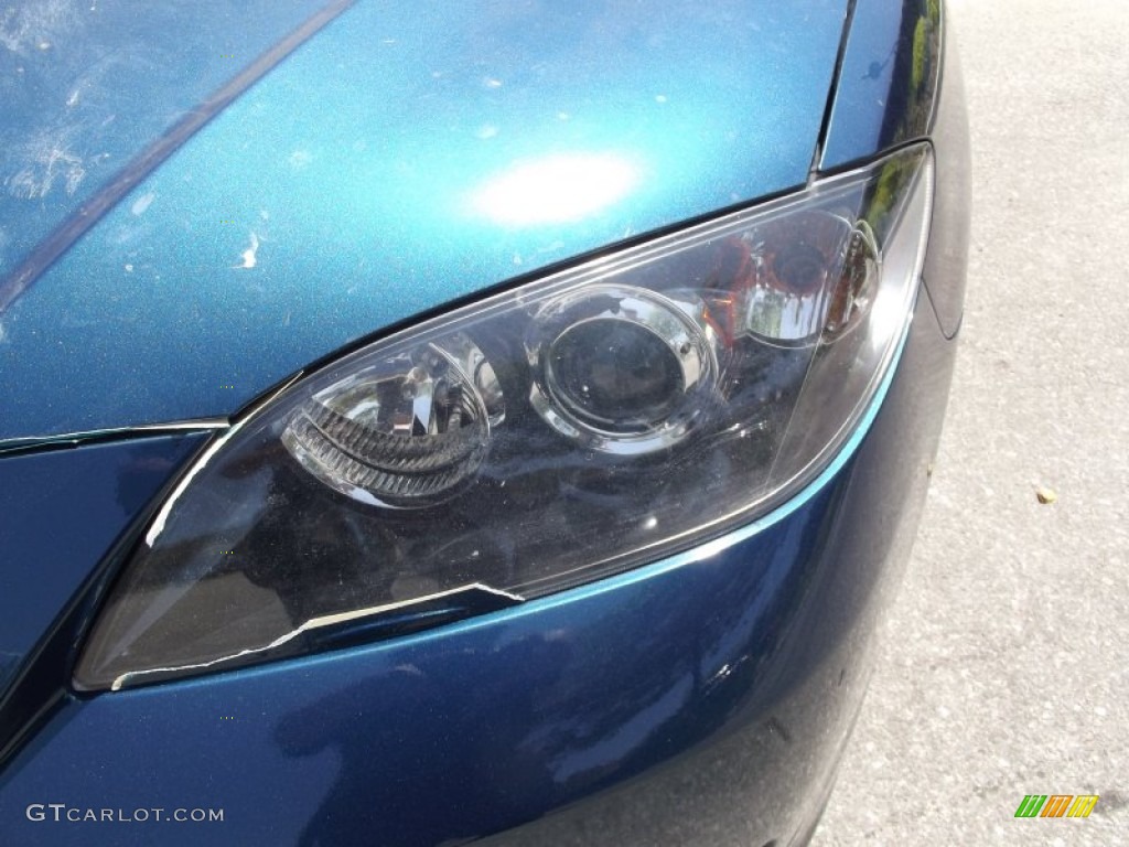 2007 MAZDA3 s Grand Touring Sedan - Phantom Blue Mica / Black photo #5
