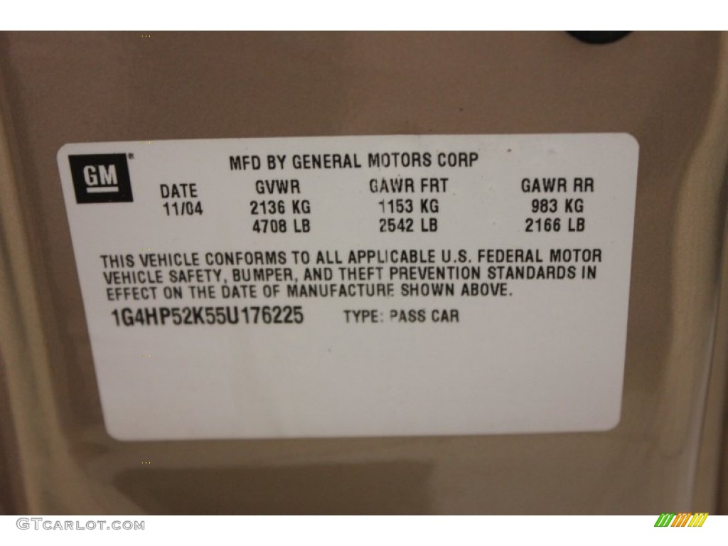 2005 LeSabre Custom - Cashmere Metallic / Light Cashmere photo #21