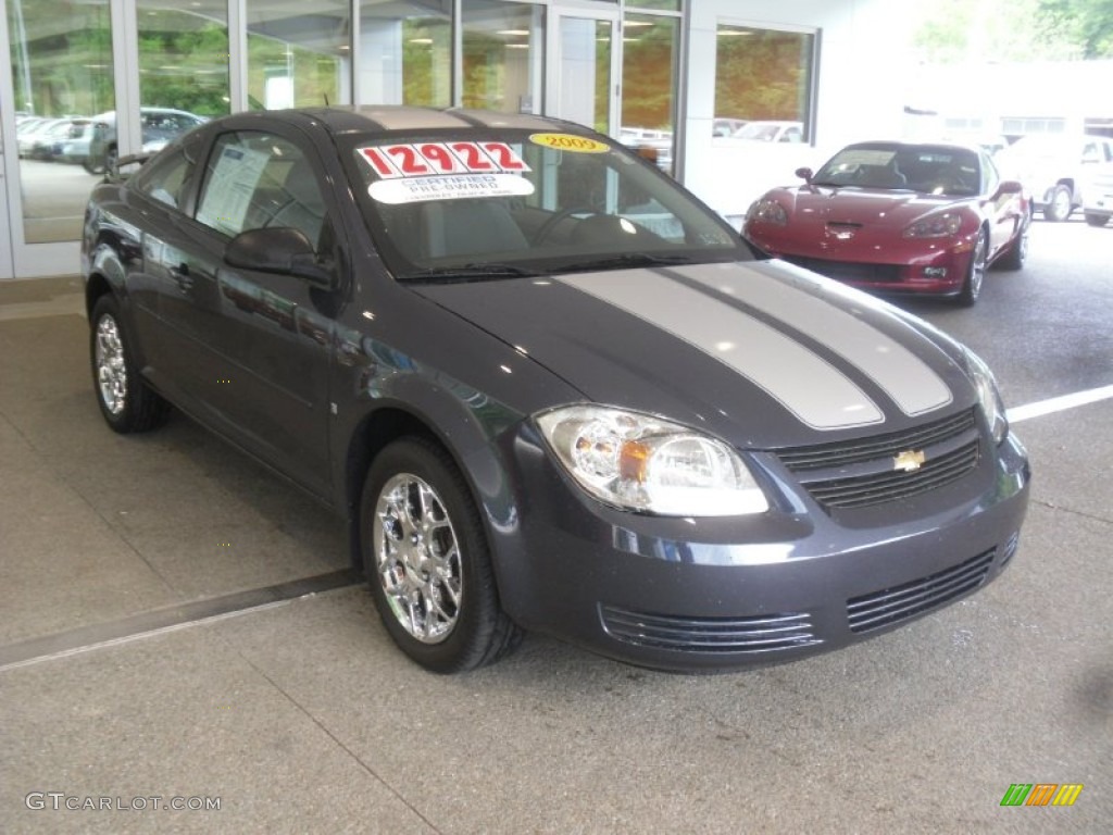 2009 Cobalt LS Coupe - Slate Metallic / Gray photo #1