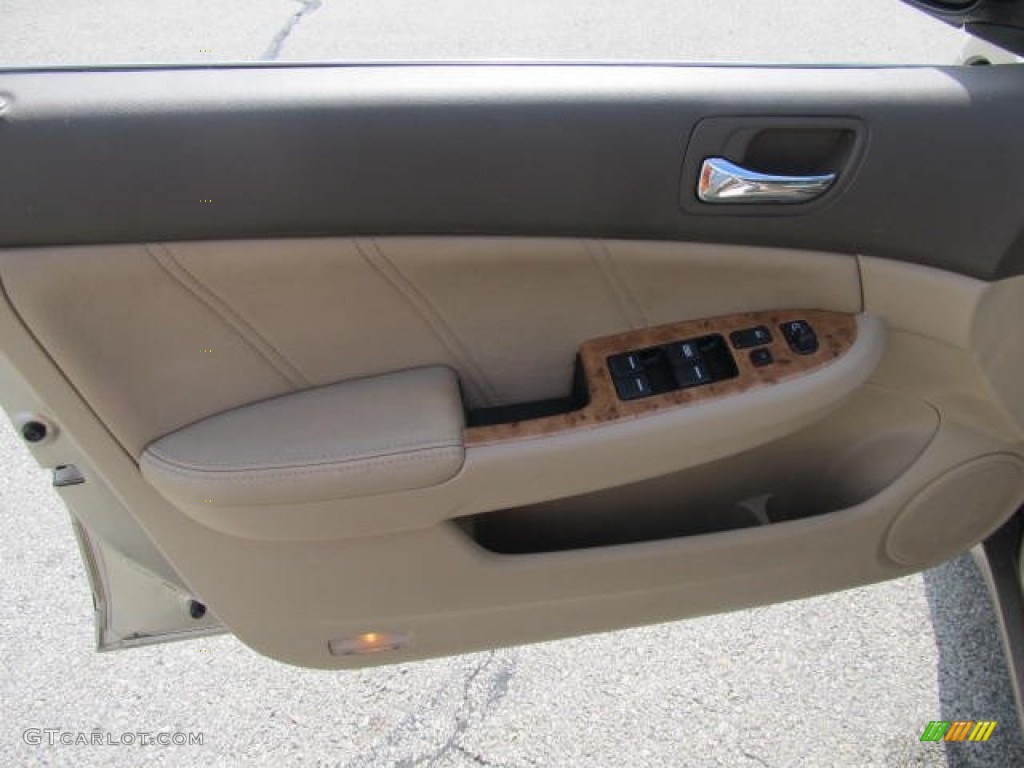 2003 Accord EX V6 Sedan - Desert Mist Metallic / Ivory photo #6