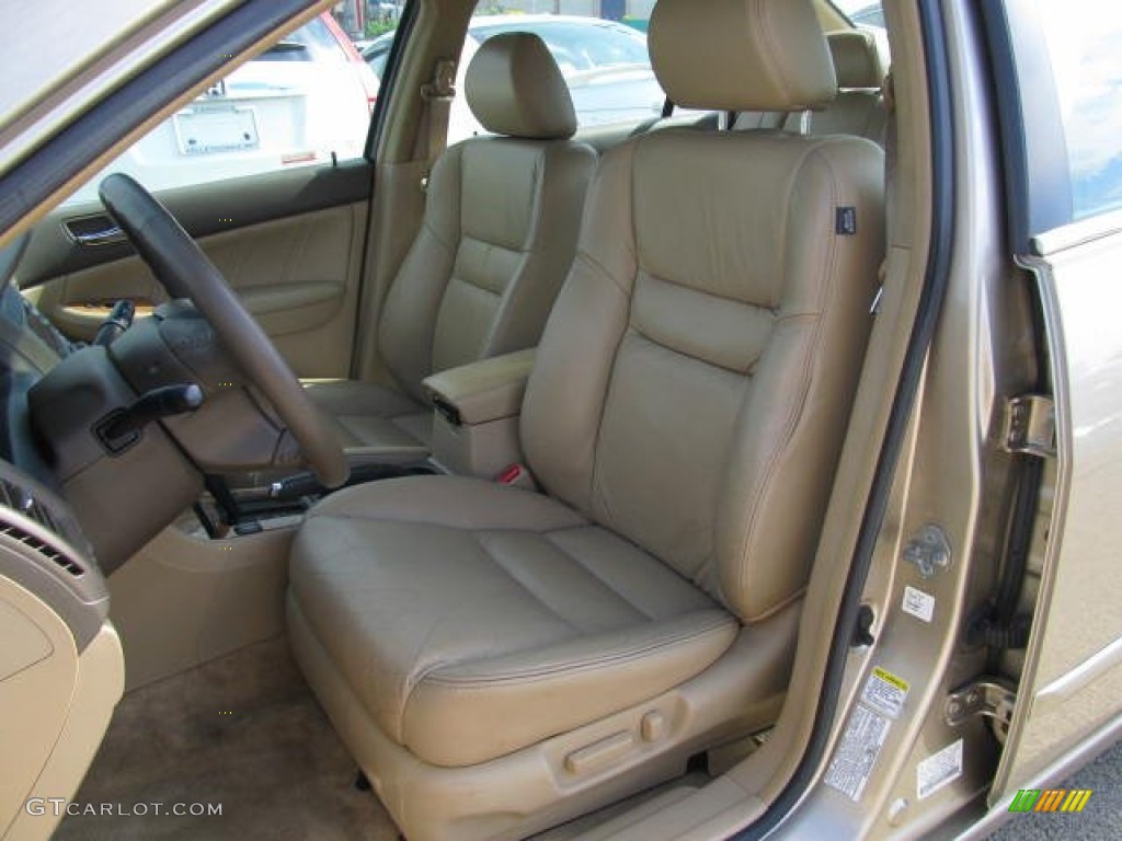 2003 Accord EX V6 Sedan - Desert Mist Metallic / Ivory photo #8