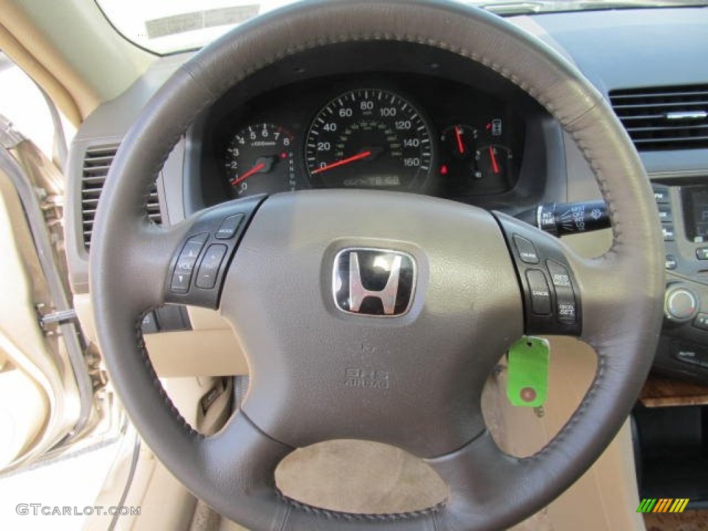 2003 Accord EX V6 Sedan - Desert Mist Metallic / Ivory photo #10