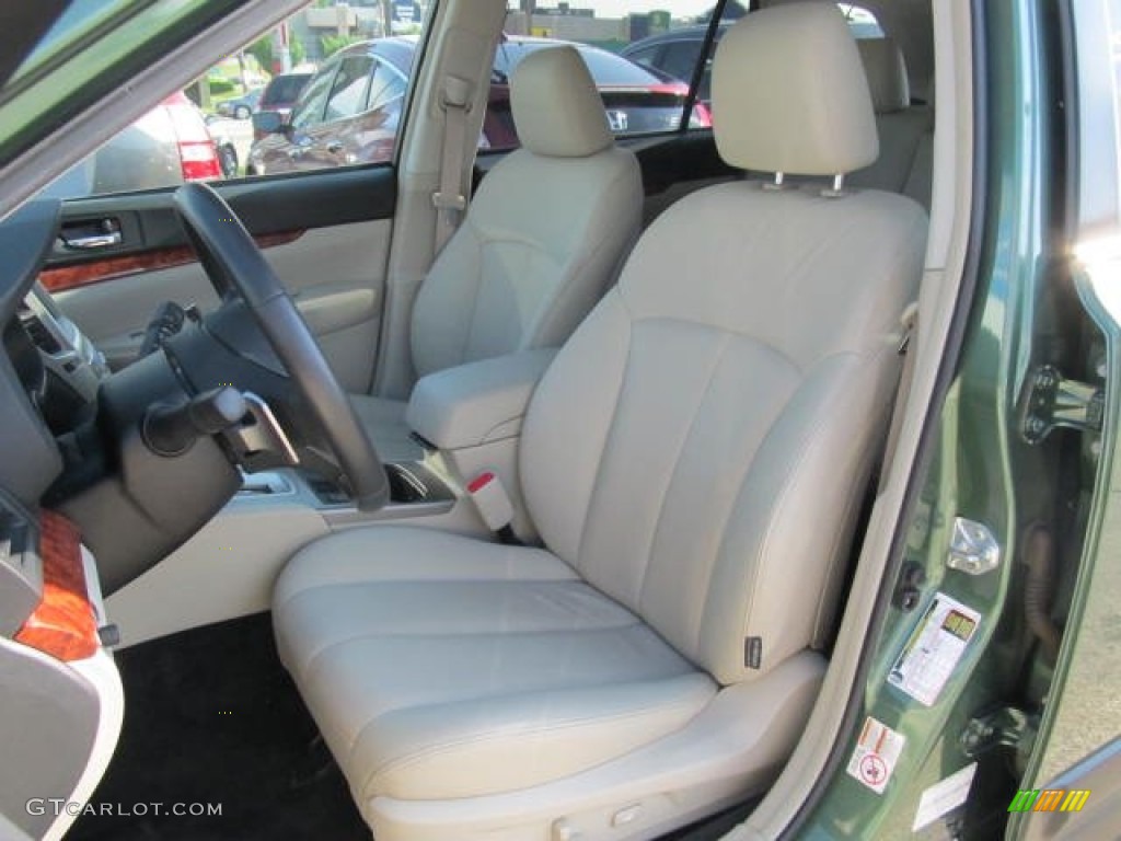 Warm Ivory Interior 2010 Subaru Outback 2.5i Limited Wagon Photo #65640595