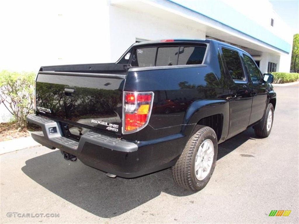 Crystal Black Pearl 2012 Honda Ridgeline RTS Exterior Photo #65641843