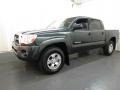2011 Timberland Green Mica Toyota Tacoma V6 PreRunner Double Cab  photo #3