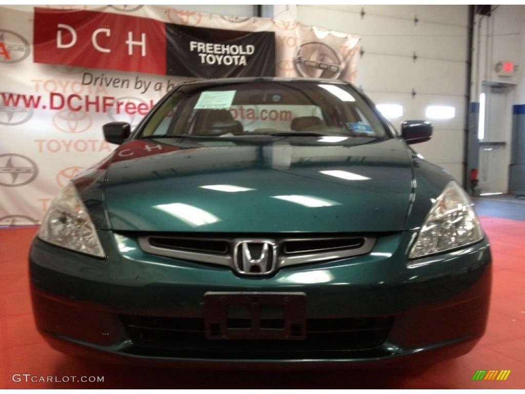 2003 Accord EX V6 Sedan - Noble Green Pearl / Ivory photo #2