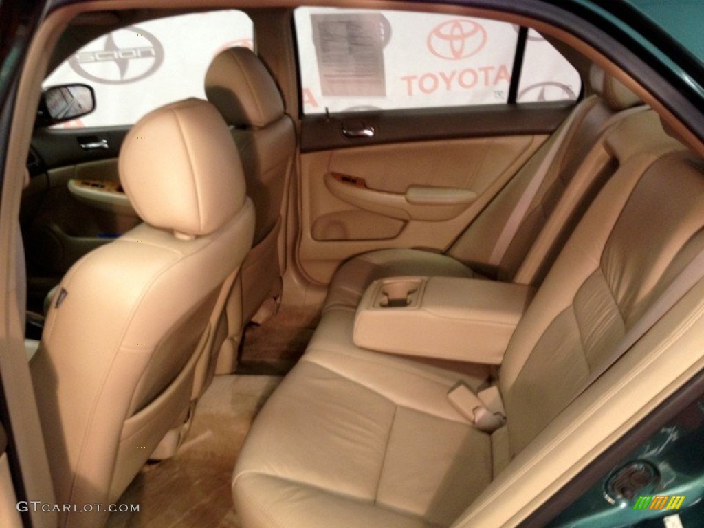 2003 Accord EX V6 Sedan - Noble Green Pearl / Ivory photo #8