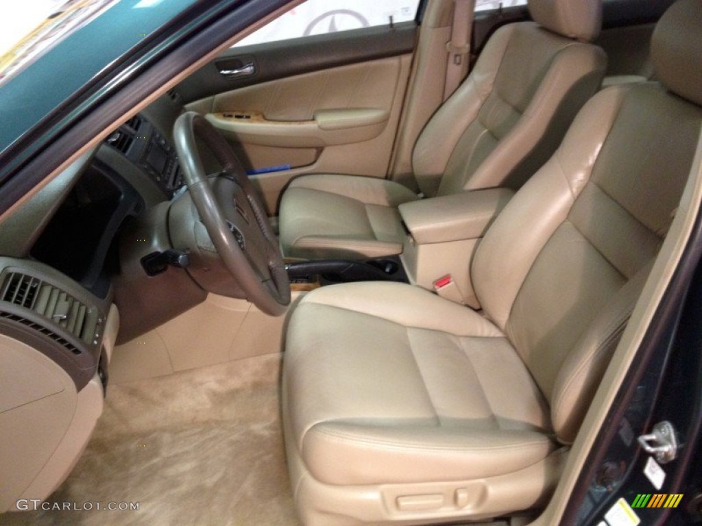 2003 Accord EX V6 Sedan - Noble Green Pearl / Ivory photo #12