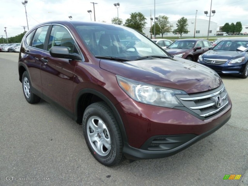 Basque Red Pearl II 2012 Honda CR-V LX 4WD Exterior Photo #65645245