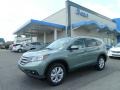 2012 Opal Sage Metallic Honda CR-V EX 4WD  photo #1