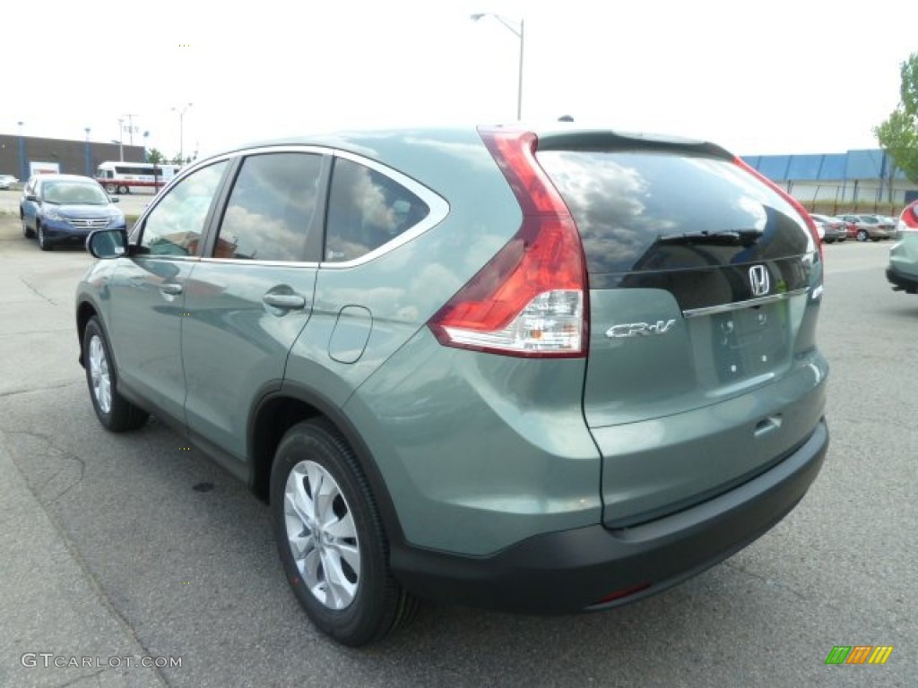 2012 CR-V EX 4WD - Opal Sage Metallic / Black photo #3