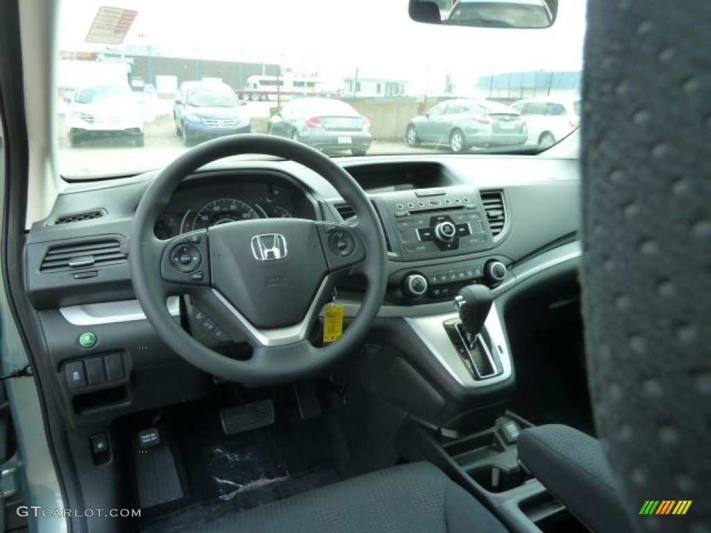 2012 Honda CR-V EX 4WD Black Dashboard Photo #65646067