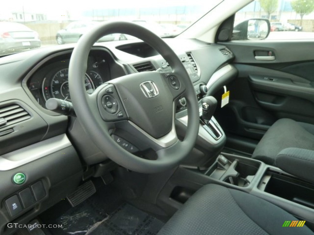 2012 Honda CR-V EX 4WD Black Dashboard Photo #65646076