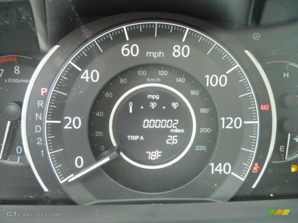 2012 Honda CR-V EX 4WD Gauges Photo #65646088