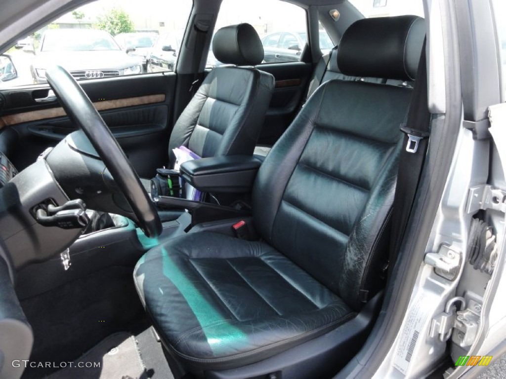 Onyx Black Interior 1998 Audi A4 2.8 quattro Sedan Photo #65647333