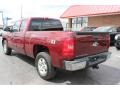 2008 Deep Ruby Metallic Chevrolet Silverado 1500 LT Extended Cab 4x4  photo #2