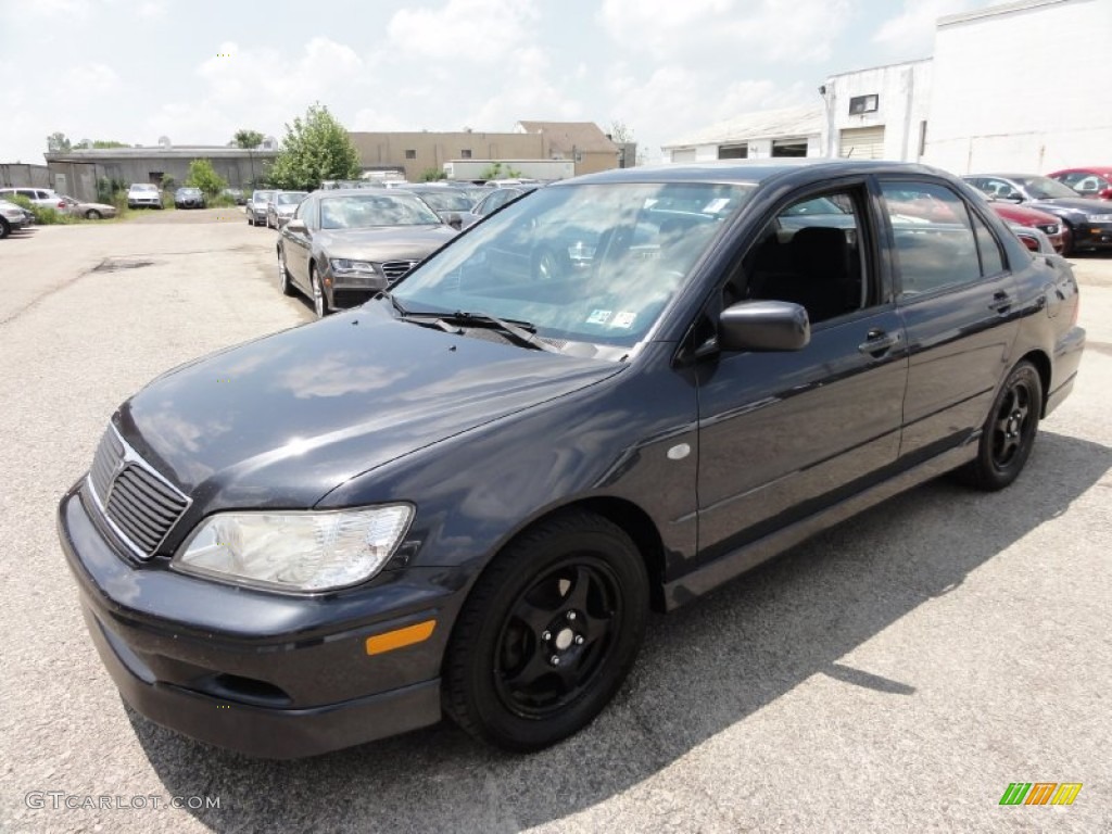 2003 Lancer OZ Rally - Thunder Gray Metallic / Black photo #2