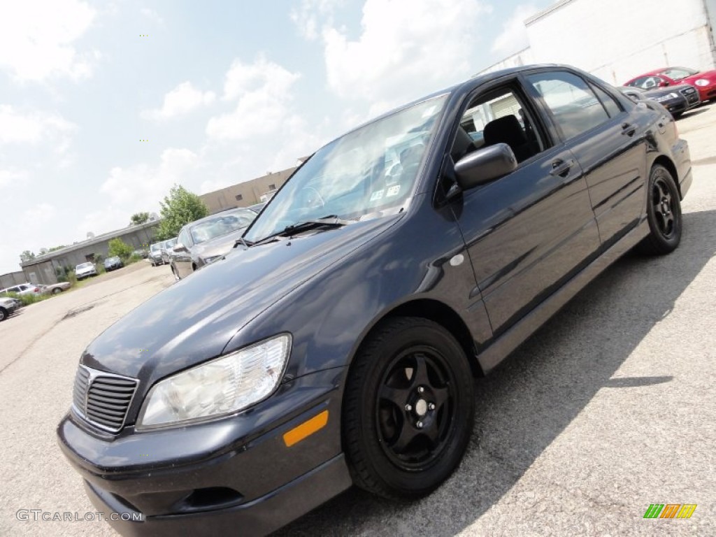 2003 Lancer OZ Rally - Thunder Gray Metallic / Black photo #3
