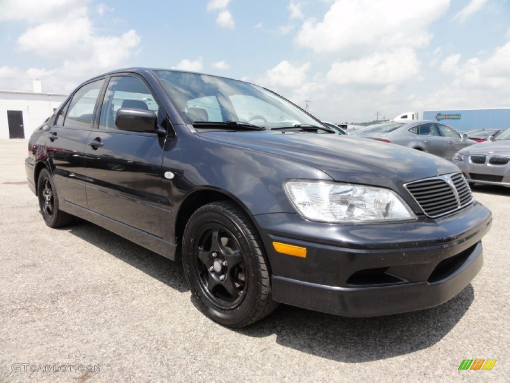 2003 Lancer OZ Rally - Thunder Gray Metallic / Black photo #6