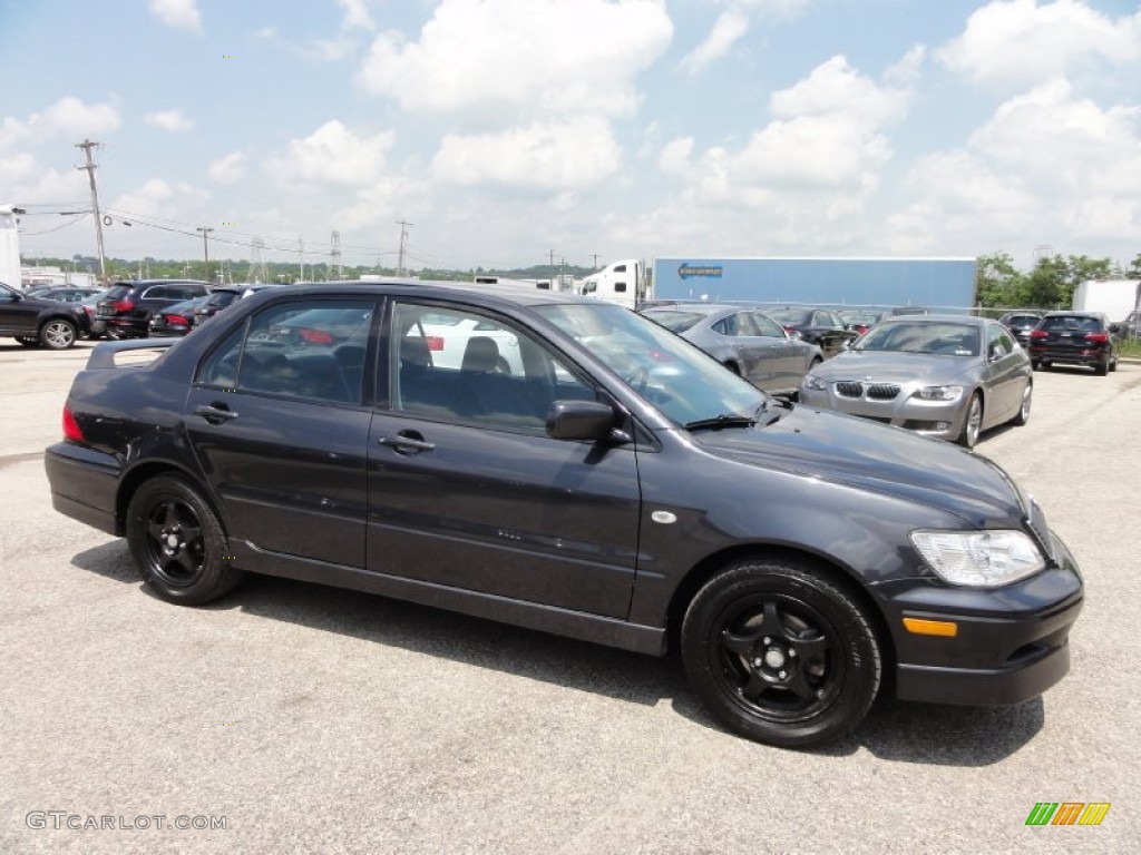 2003 Lancer OZ Rally - Thunder Gray Metallic / Black photo #7
