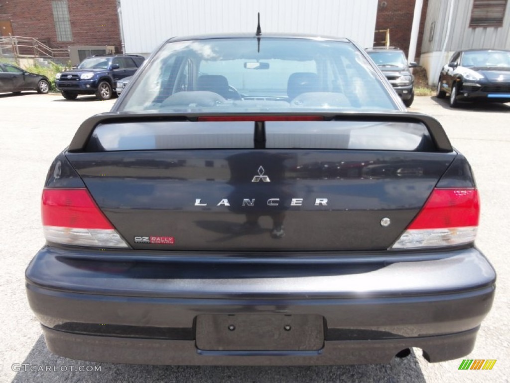 2003 Lancer OZ Rally - Thunder Gray Metallic / Black photo #10