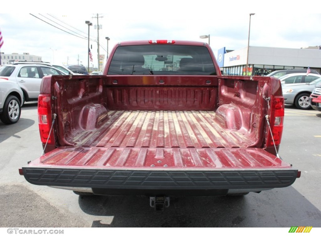 2008 Silverado 1500 LT Extended Cab 4x4 - Deep Ruby Metallic / Ebony photo #12