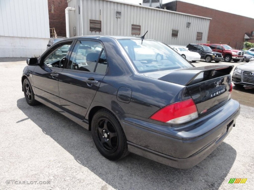 2003 Lancer OZ Rally - Thunder Gray Metallic / Black photo #11