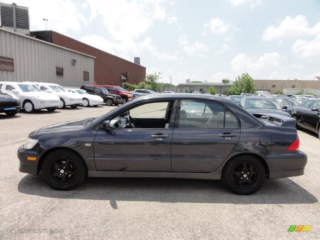 2003 Lancer OZ Rally - Thunder Gray Metallic / Black photo #12