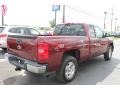 2008 Deep Ruby Metallic Chevrolet Silverado 1500 LT Extended Cab 4x4  photo #13