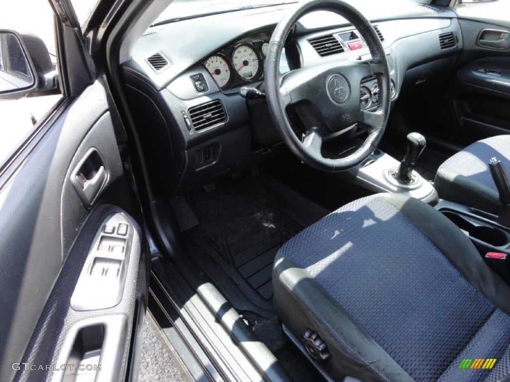 2003 Lancer OZ Rally - Thunder Gray Metallic / Black photo #14