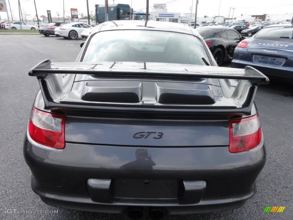 2008 911 GT3 - Atlas Grey Metallic / Black photo #9