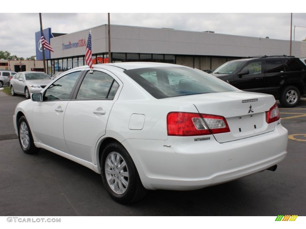 2011 Galant FE - White Pearl / Medium Gray photo #13