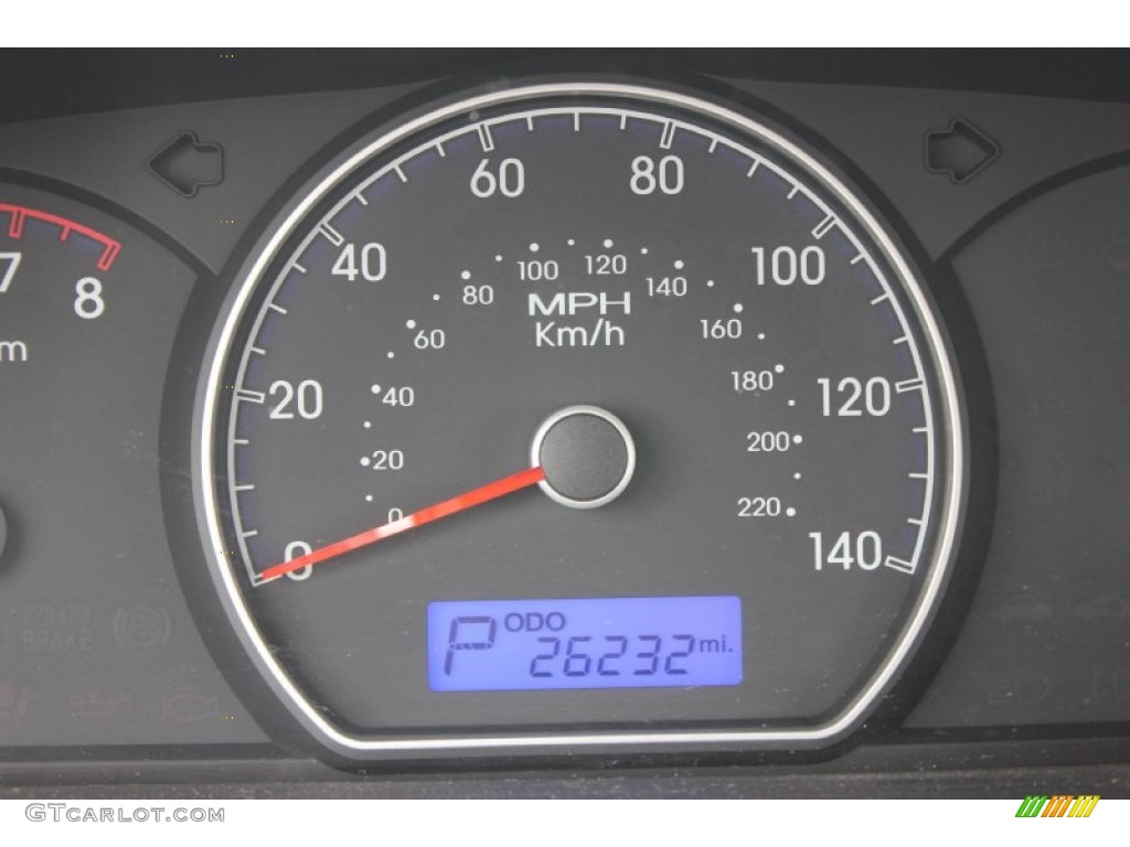 2009 Elantra GLS Sedan - Regatta Blue / Beige photo #3