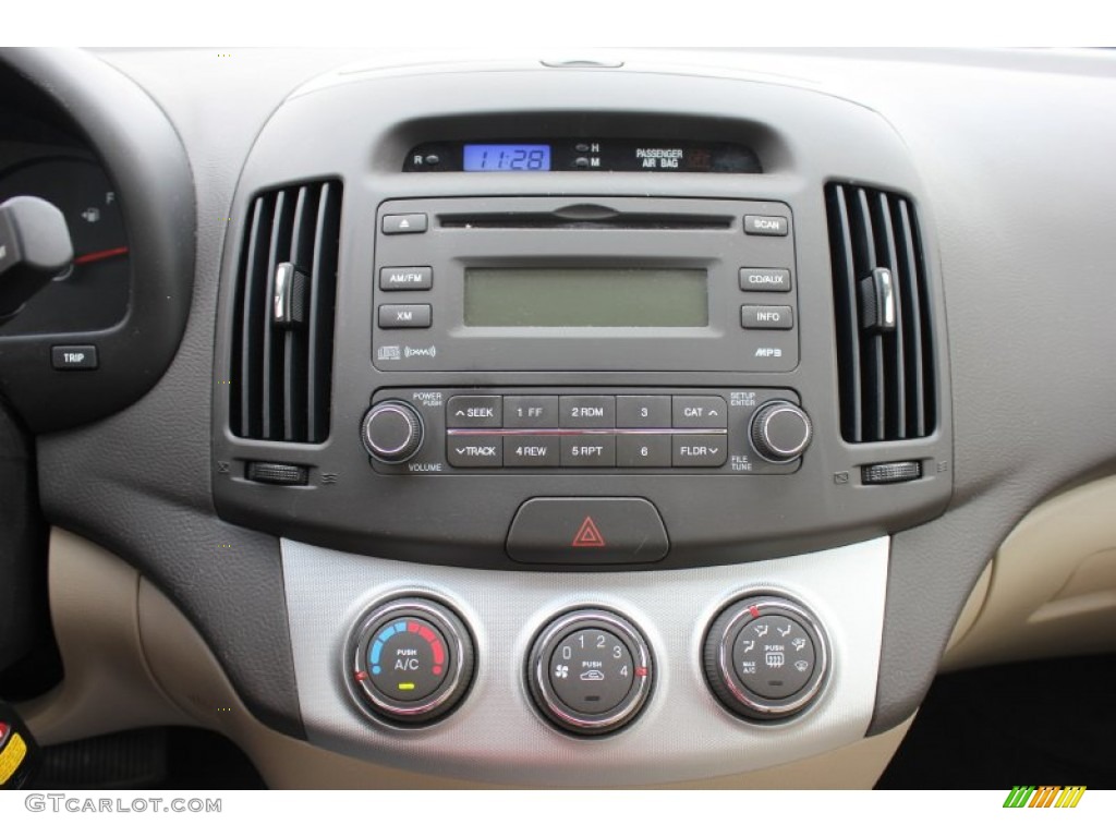 2009 Elantra GLS Sedan - Regatta Blue / Beige photo #5