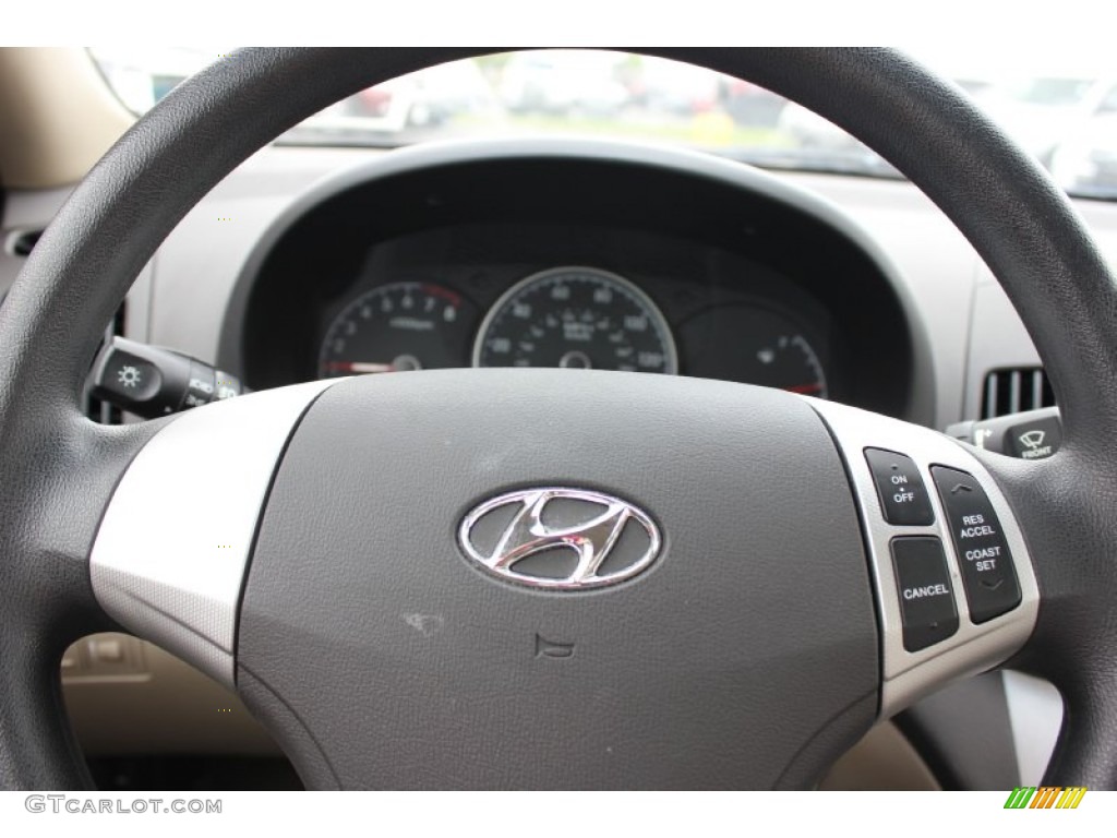2009 Elantra GLS Sedan - Regatta Blue / Beige photo #6