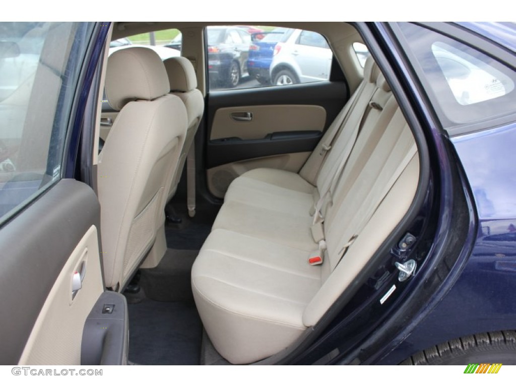 2009 Elantra GLS Sedan - Regatta Blue / Beige photo #10