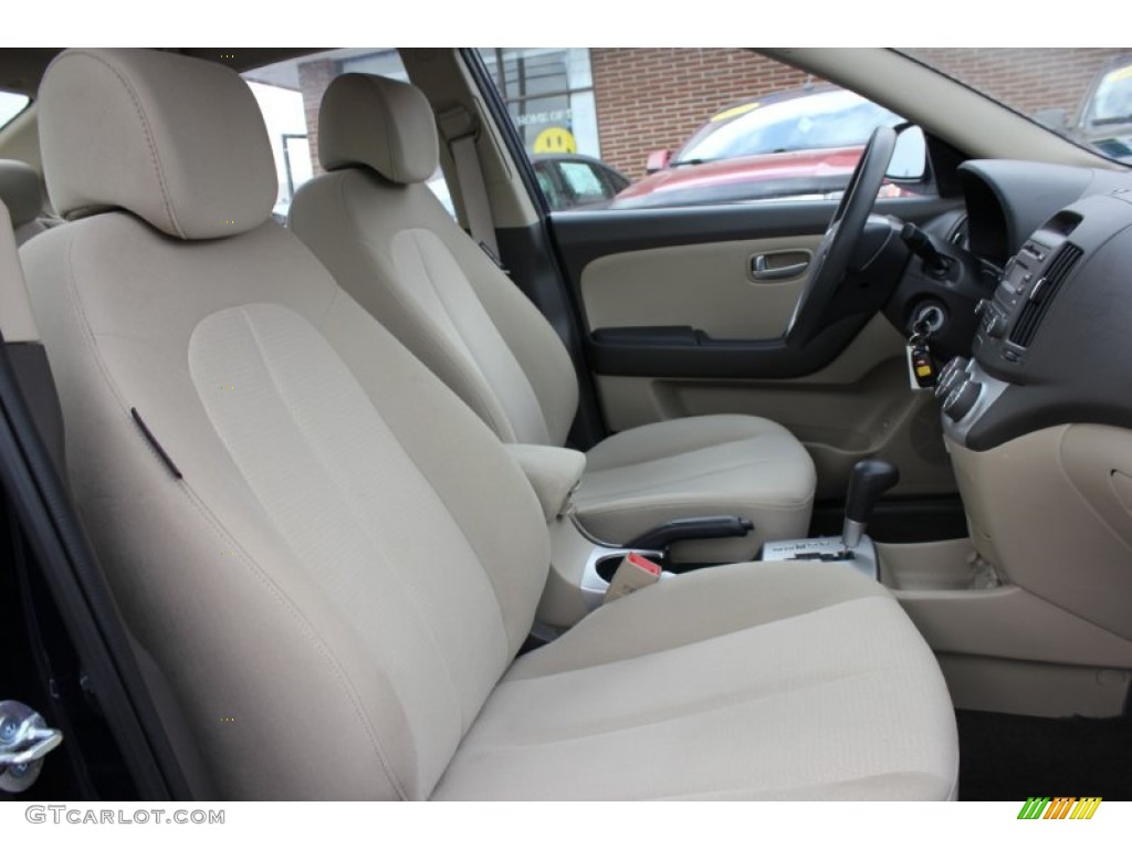 2009 Elantra GLS Sedan - Regatta Blue / Beige photo #15