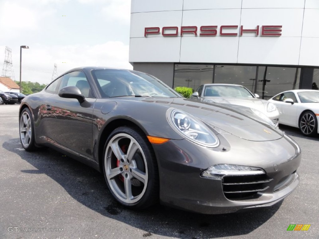 Agate Grey Metallic 2012 Porsche New 911 Carrera S Coupe Exterior Photo #65649553