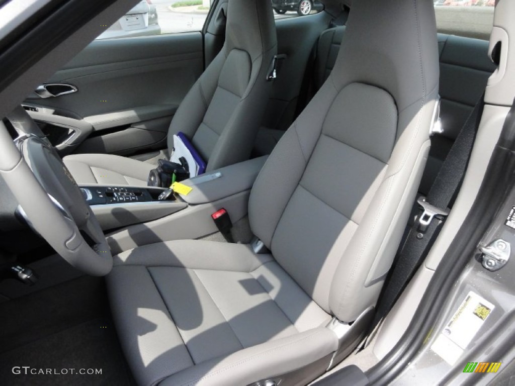Platinum Grey Interior 2012 Porsche New 911 Carrera S Coupe Photo #65649660
