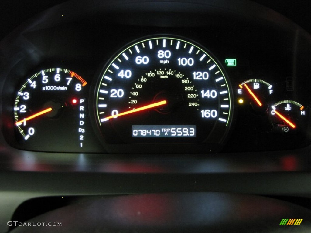 2005 Honda Accord EX-L V6 Sedan Gauges Photo #65650195
