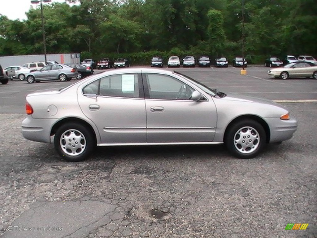 2000 Alero GL Sedan - Silvermist / Pewter photo #7