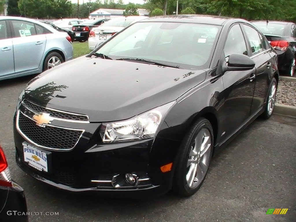 2012 Cruze LTZ/RS - Black Granite Metallic / Jet Black photo #1