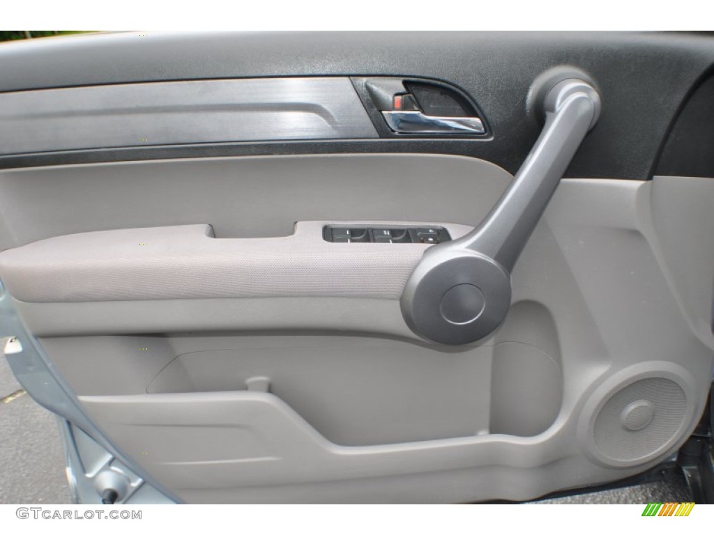 2008 CR-V LX 4WD - Glacier Blue Metallic / Gray photo #8
